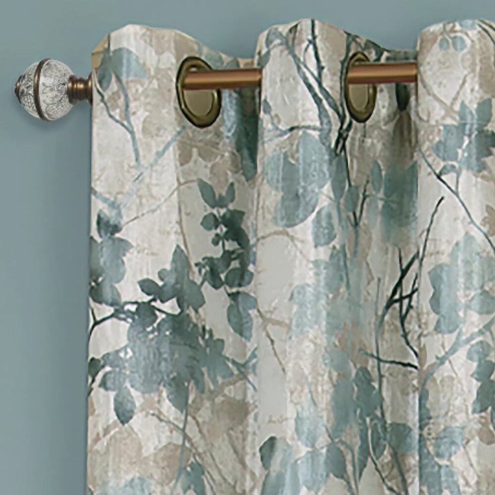 Achim Blackout 1-Panel Tranquil Window Curtain 50x63